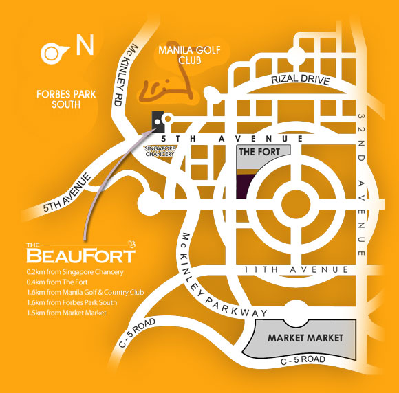 Live Here - Beaufort Loc Map