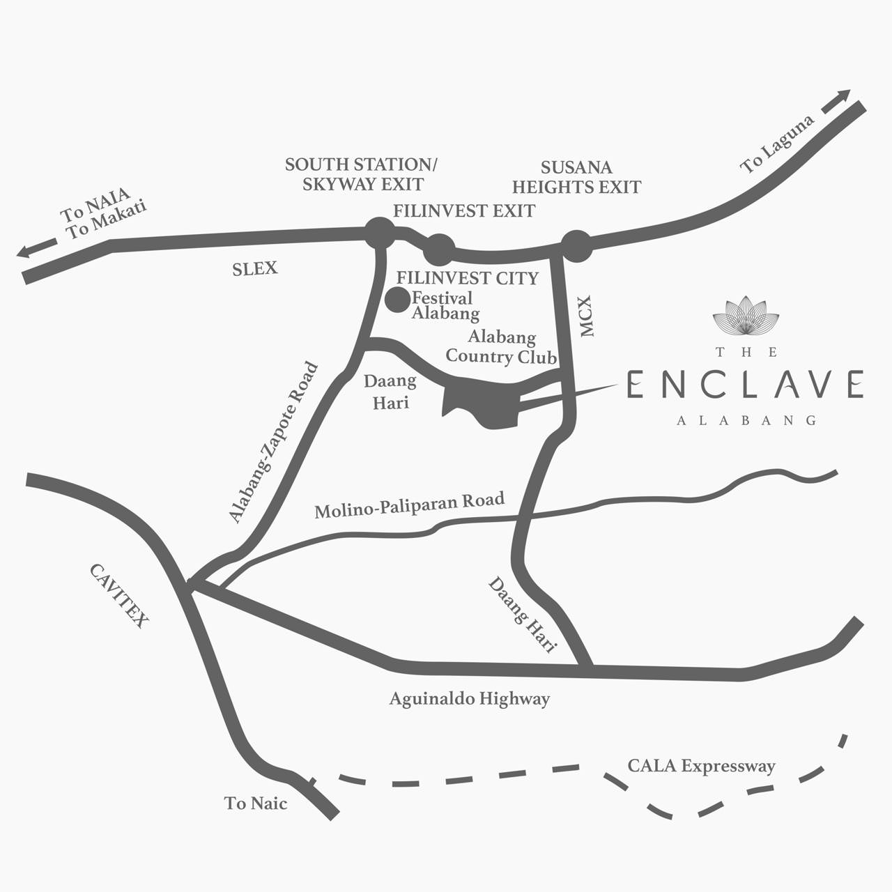 Live Here - Tea Website Map