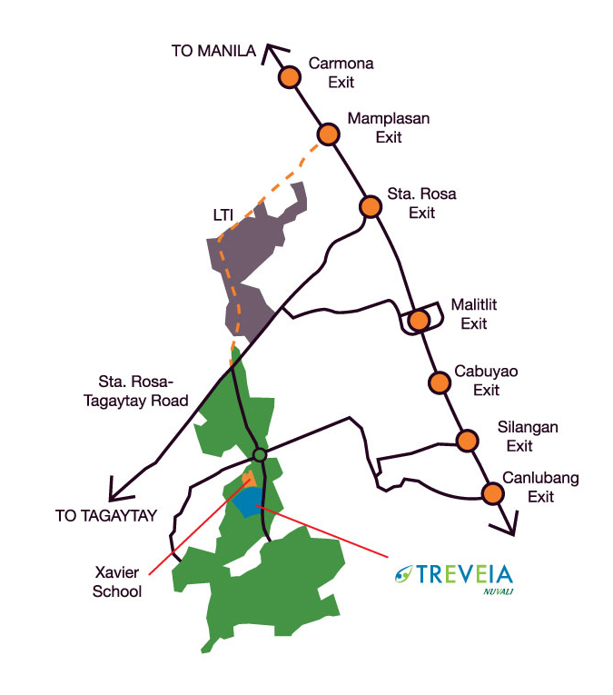 Live Here - Treveia Map1